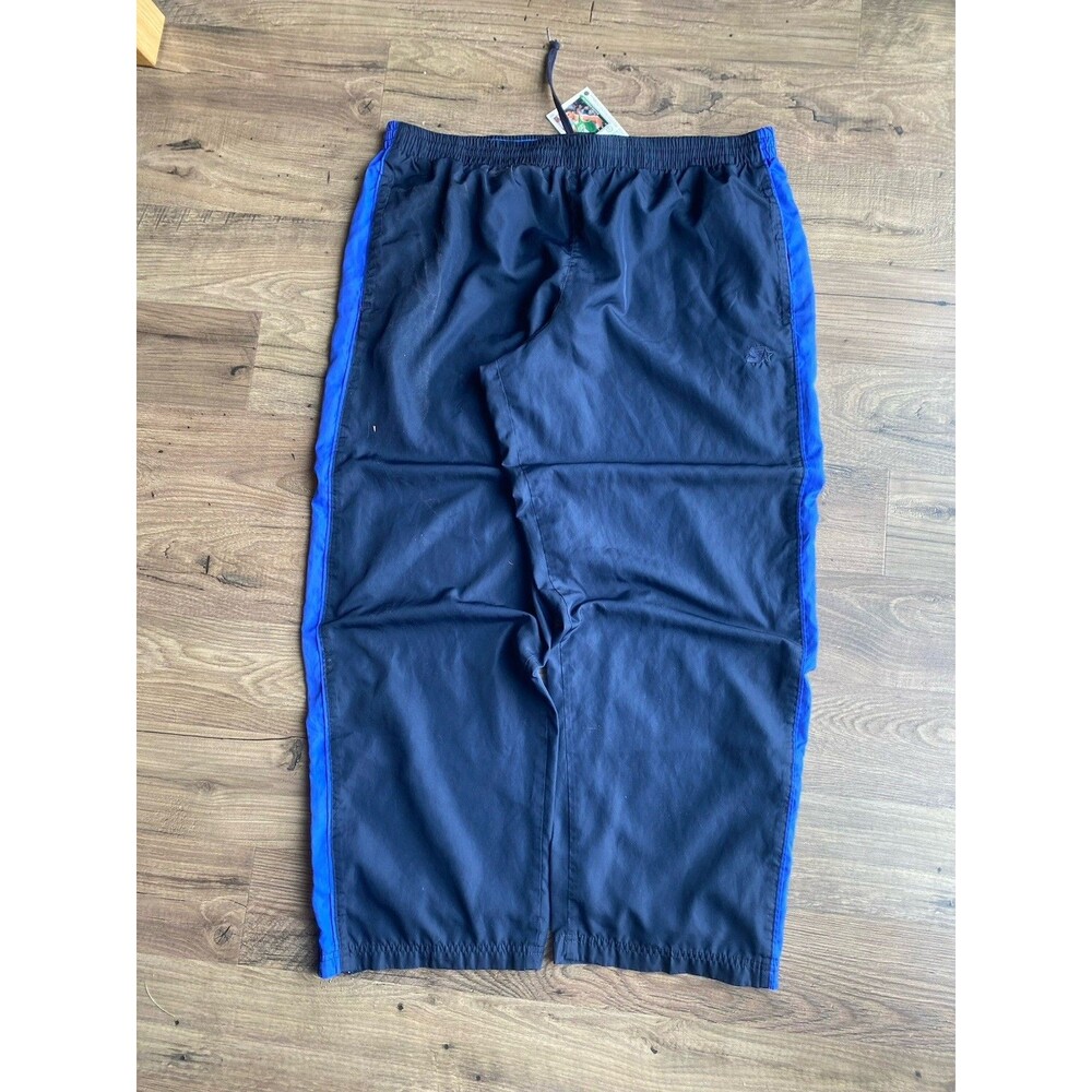 Starter Men's Navy Blue and Royal Blue track pants